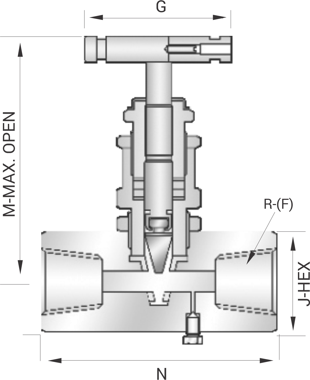 Soft Seat Block & Bleed Valve (Female x Female)